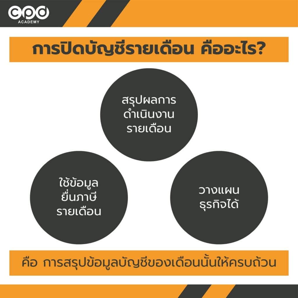 การปิดบัญชีรายเดือน คืออะไร