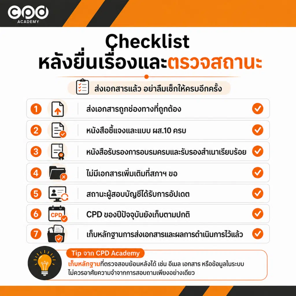 ผู้สอบบัญชีเก็บ CPD ไม่ครบหรือยื่นไม่ทัน ต้องทำอย่างไร 5 Checklist หลังแก้ไขกรณีผู้สอบบัญชี CPD ไม่ครบ